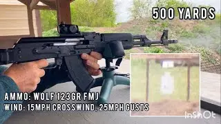 Zastava M70 500 Yards with Swampfox Liberator, Wolf steel case