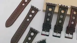Slim Genuine Leather Watch Bands for Apple Watch Series SE 6 5 4 40 44 Luxury Wrist Strap for iWatch