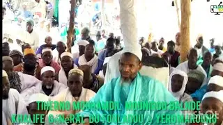 Le discours du tiherno &agrave; yero maroung