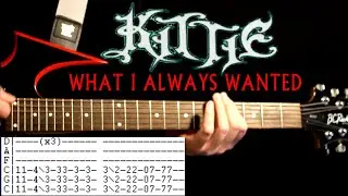 Kittie What I Always Wanted Guitar Lesson / Guitar Tabs / Guitar Tutorial / Guitar Chords / Cover