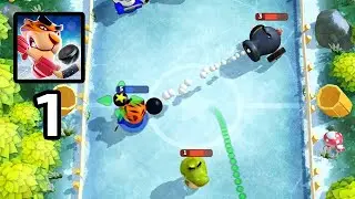 Rumble Hockey&rlm; Gameplay - Part 1 (Android,IOS)