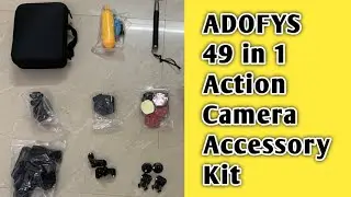 ADOFYS 49 in 1 Action Camera Accessory Kit Bundle