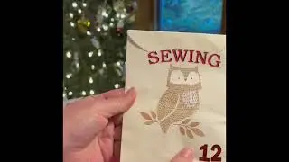 Sewing Advent Day 12 #sewingadvent #vlogmas2023 #sewingvlogmas