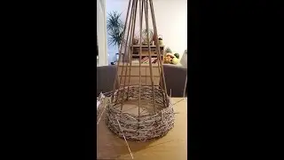 Pletení z papíru - Vánoční strom jako hrom (Knitting from paper, Big Christmas tree, xmas) DIY