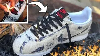 MUST SEE! Burning the Nike Stranger Things Cortez | NOT WHAT I EXPECTED!