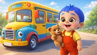 GO GO BUS! SONG 🚍Mimi Boy kids bus song 🎶Baby Rhymes ☺️Hindi cartoons 