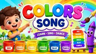 Color Song #aianimation #trending #softanimation #3danimation #sunnypuffstudios #kidssong #babysong