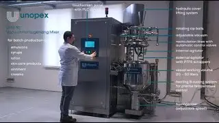Unopex UHM 50 - Vacuum Homogenizing Mixer Operating Overview | Homojenizat&ouml;rl&uuml; Mikser Nasıl &Ccedil;alışır?