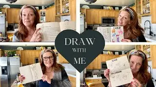 Draw with me...My first time ever drawing in front of people