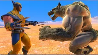 (werewolf VS Wolverine) 100 werewolf army VS 1000 Wolverine army
