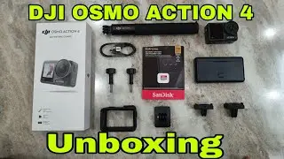 Dji OSMO Action 4 Adventure Combo 2025 Unboxing।। কোনটা best GoPro Hero vs Dji OSMO?।। SanDisk 128gb