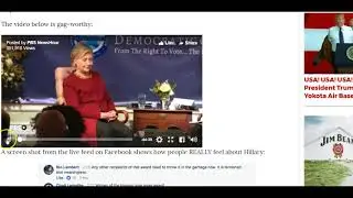 PBS FORCED TO SHUT DOWN LIVE STREAM AFTER HILLARY COMMENTS
