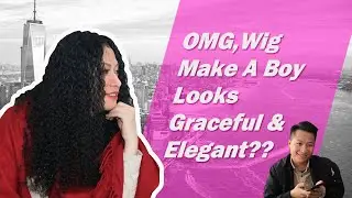 What Will Happens if a Man Wears a Eva Wig丨Wig in the Video will be Free Giveaway