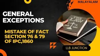 Mistake of Fact | Section 76&79| General Exceptions