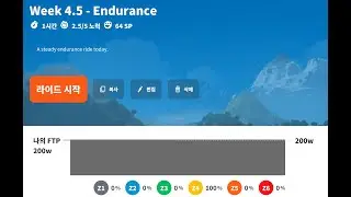 Zwift - 4 Week FTP Booster  - Week 4.5 - Endurance in Watopia
