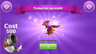 Spend 590 Silver horns for 3rd Fifth and vip tickets-Dragon Mania legends | Emun Dragon Board | DML