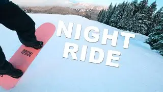 Night Snowboarding at Snoqualmie Pass