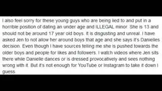 danielle cohn's dad released info... (summary)