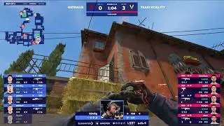 K0nfig with an insane 4k to get Astralis an opening | Astralis Vs Vitality