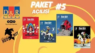 PAKET A&Ccedil;ILIŞI | PART #5 | D&R MAĞAZA ALIŞVERİŞİ #unboxing #d&r #inceleme #keşfet #redkit #luckyluke