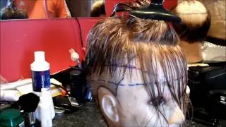 Hair Replacement System, Hair System cut in