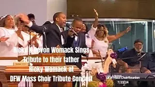 Ricky & Devon Womack sings touching tribute to Father Raymone 