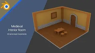 How to make a low-poly medieval interior room in Blender [2.7]