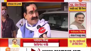 गृह मंत्री Narottam Mishra से Zee Madhya Pradesh Chhattisgarh की खास बातचीत