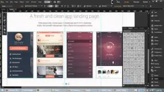 Redux - Free App Landing Page Template for Adobe Muse CC