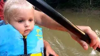 Red River Kayaking With My 2 Year Old Granddaughter