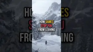 How Games Stop You From Leaving!#shorts #gaming #videogames #gamefacts #gamingclips #gamemap