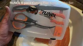 RUNCL 6pcs Fishing Filet Knife Combo Set