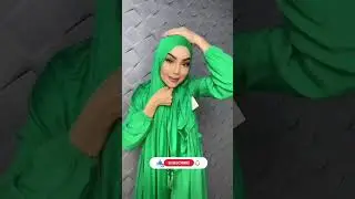 Как красиво завязать платок ✨Шикарный зеленый цвет ❤️