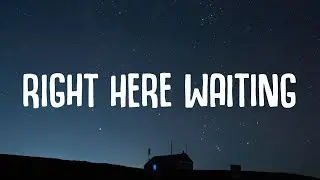 Max Oazo ft. Camishe - Right Here Waiting (Lyrics) The Distance & Igi Remix