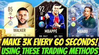 OMG! MAKE 3K EVERY 60 SECONDS RIGHT NOW ON FIFA 22 TRADE TO GLORY (SNIPING & BIDDING FILTERS)