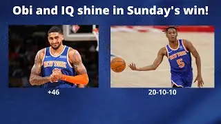 Obi Toppin ties a team record on Sunday with David Lee and Wilson Chandler