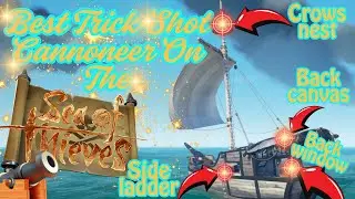 Best Trick Shot Cannoneer on the Sea of Thieves! #seaofthieves #gaming
