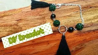 How to make a bracelet with tassel at home