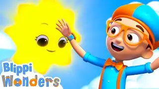 Fun in the Sun | ☀️ Blippi Wonders | Cartoons for Kids - Explore With Me!