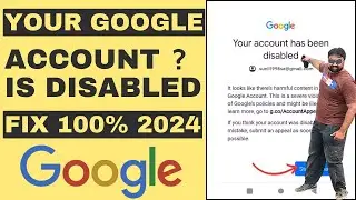 how to appeal disabled google account | google account disabled ho gaya hai enable kaise kare