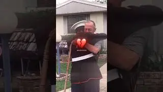 Marine Surprises Grandfather For His Birthday 🥹