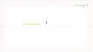 Writing the 'Exclamation' mark (Pen version)