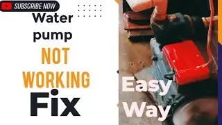 How to repair water pump at home, low water flow problem