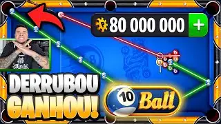 DERRUBE 1 BOLA E GANHE O JOGO!! JOGUEI NA NOVA MESA DE 10 BOLAS - 8 BALL POOL