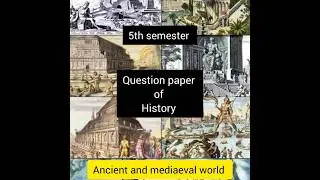 📃 History Q/P#5thSem#Gurugram university