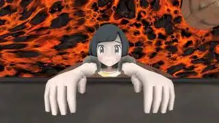 Selene (Pokémon) Cliffhanging Animation