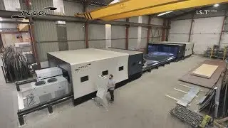 LS-T by Tecoi: Laser cutting station with double telescopic covering