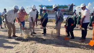 Sod Turning Ceremony for the construction of the Tabatinga Secondary School #oneguyana #devlopment