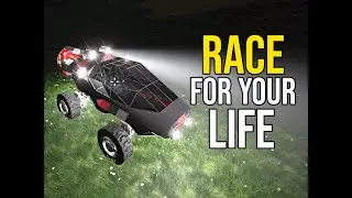 Space Engineers - 24 Player Death Race Rover Destruction