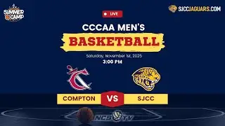 Compton vs San Jose City College Men's Basketball LIVE 11/1/25